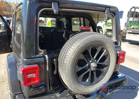 2021 Jeep Wrangler 4Xe Unlimited High Altitude 4X4 из США, поврежденный, VIN 1C4JJXP68MW720251